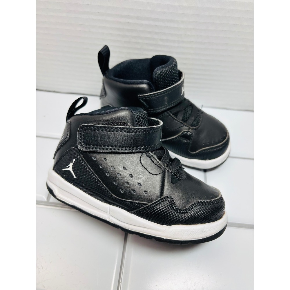 Jordan Courtside 23 Toddler 6C Black Excellent Hook Loop Sneakers AR1002-001